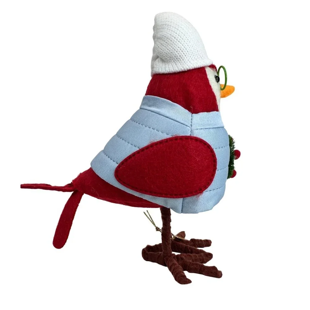 Feathery Friends  Target Bird Conifer Christmas 2024 ski Vest Beanie Glasses NEW